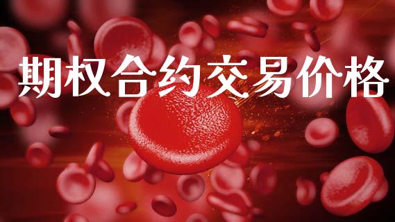 期权合约交易价格_https://www.ltsssb.com_新股数据_第1张