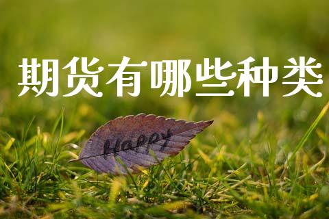 期货有哪些种类_https://www.ltsssb.com_国际财经_第1张