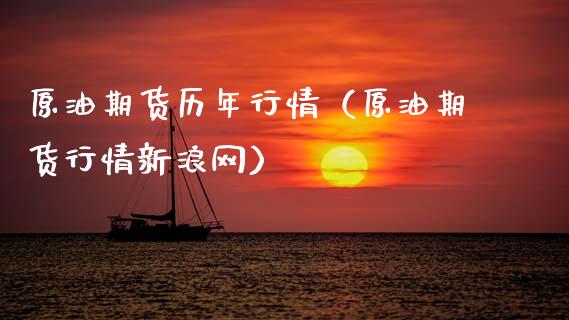 原油期货历年行情（原油期货行情新浪网）_https://www.ltsssb.com_期货行情_第1张