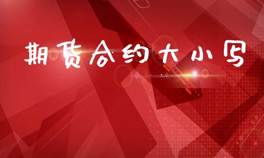 期货合约大小写_https://www.ltsssb.com_期货在线_第1张