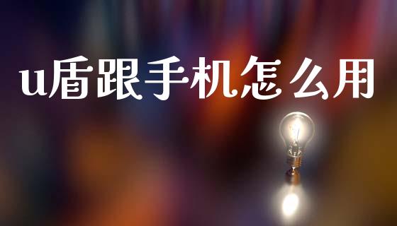 u盾跟手机怎么用_https://www.ltsssb.com_期货行情_第1张