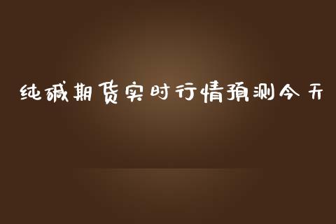 纯碱期货实时行情预测今天_https://www.ltsssb.com_期货密码_第1张