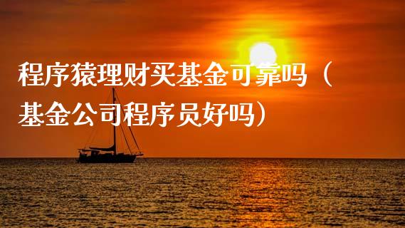 程序猿理财买基金可靠吗（基金公司程序员好吗）_https://www.ltsssb.com_基金频道_第1张