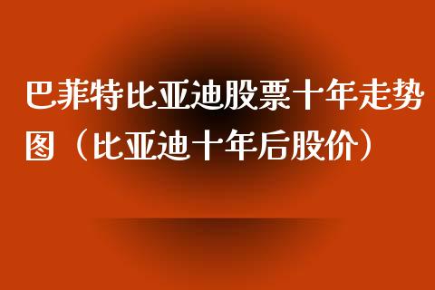 巴菲特比亚迪股票十年走势图（比亚迪十年后股价）_https://www.ltsssb.com_股市分析_第1张
