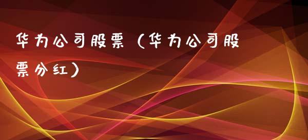 华为公司股票（华为公司股票分红）_https://www.ltsssb.com_股市分析_第1张