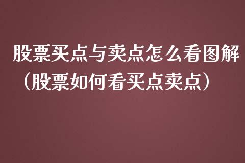 股票买点与卖点怎么看图解（股票如何看买点卖点）_https://www.ltsssb.com_新股数据_第1张