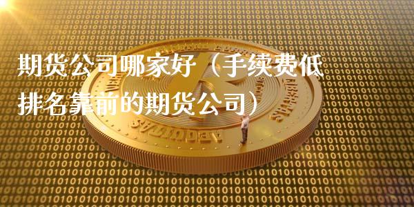 期货公司哪家好（手续费低排名靠前的期货公司）_https://www.ltsssb.com_期货密码_第1张
