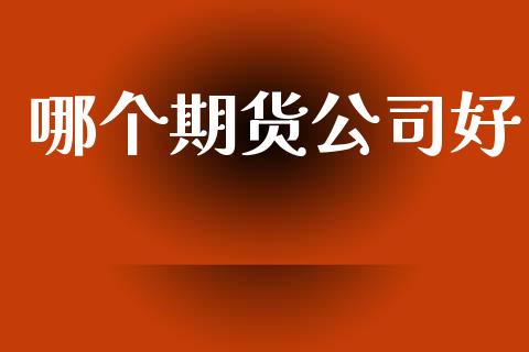 哪个期货公司好_https://www.ltsssb.com_期货行情_第1张