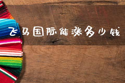 飞马国际能涨多少钱_https://www.ltsssb.com_基金频道_第1张