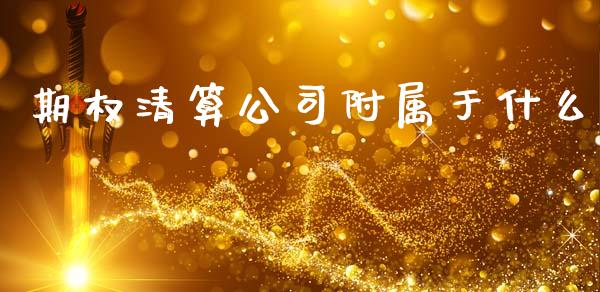 期权清算公司附属于什么_https://www.ltsssb.com_新股数据_第1张