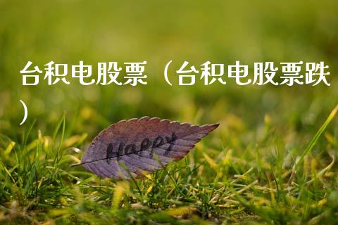 台积电股票（台积电股票跌）_https://www.ltsssb.com_新股数据_第1张