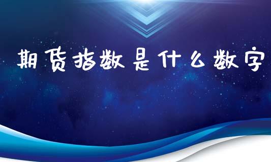 期货指数是什么数字_https://www.ltsssb.com_新股数据_第1张