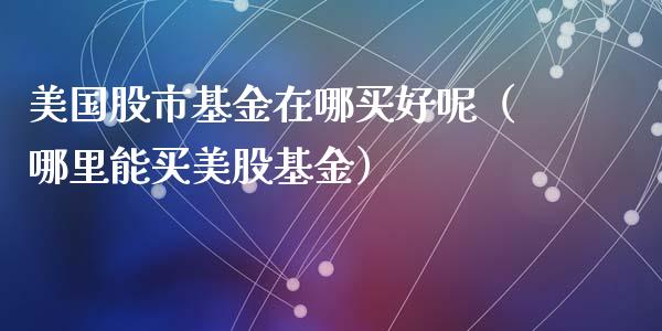 美国股市基金在哪买好呢（哪里能买美股基金）_https://www.ltsssb.com_基金频道_第1张