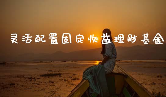 灵活配置固定收益理财基金_https://www.ltsssb.com_基金频道_第1张