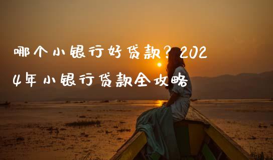 哪个小银行好贷款？2024年小银行贷款全攻略_https://www.ltsssb.com_基金频道_第1张