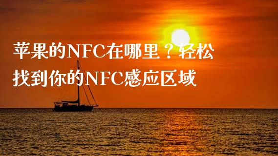 苹果的NFC在哪里?轻松找到你的NFC感应区域_期货在线_第1张_IT财经网 苹果的NFC在哪里?轻松找到你的NFC感应区域_https://www.ltsssb.com_期货在线_第1张