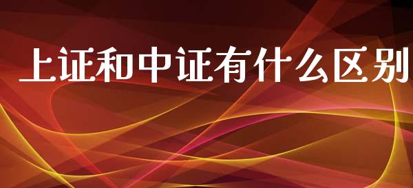 上证和中证有什么区别_https://www.ltsssb.com_国际财经_第1张