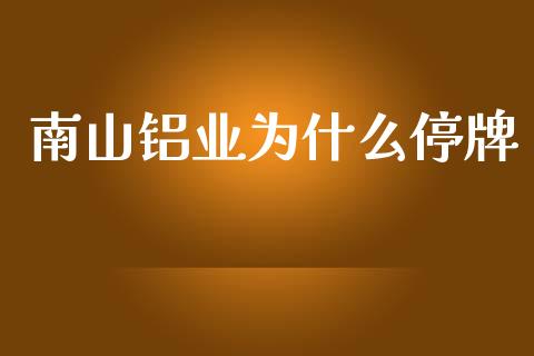 南山铝业为什么停牌_https://www.ltsssb.com_基金频道_第1张