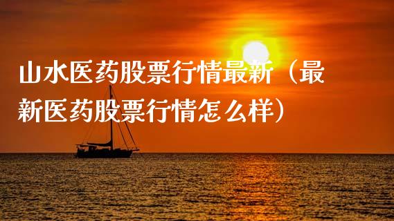 山水医药股票行情最新（最新医药股票行情怎么样）_https://www.ltsssb.com_新股数据_第1张