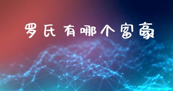 罗氏有哪个富豪_https://www.ltsssb.com_基金频道_第1张