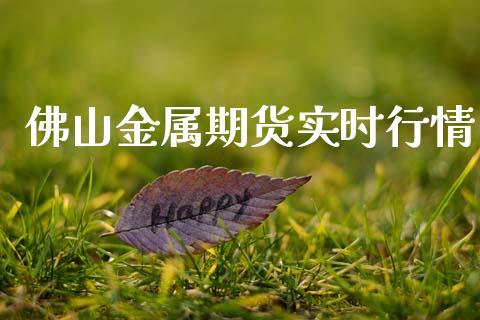 佛山金属期货实时行情_https://www.ltsssb.com_期货密码_第1张