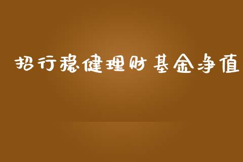 招行稳健理财基金净值_https://www.ltsssb.com_基金频道_第1张