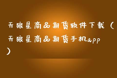 天狼星商品期货软件下载(天狼星商品期货手机app)_期货密码_第1张_IT财经网 天狼星商品期货软件下载(天狼星商品期货手机app)_https://www.ltsssb.com_期货密码_第1张