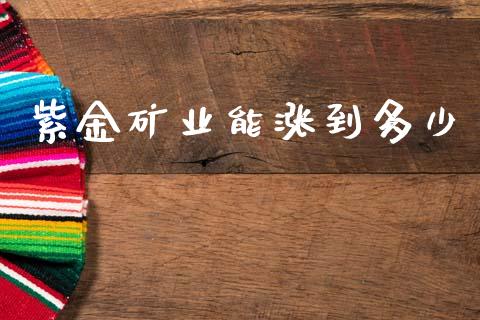 紫金矿业能涨到多少_https://www.ltsssb.com_期货在线_第1张