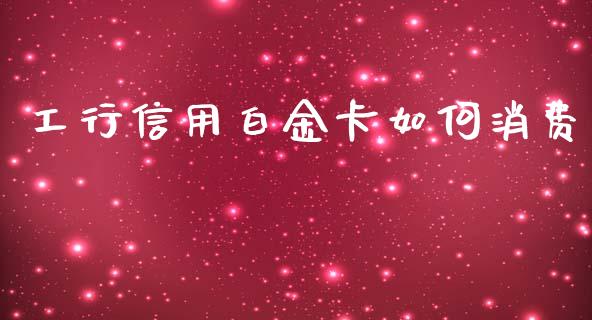 工行信用白金卡如何消费_https://www.ltsssb.com_国际财经_第1张