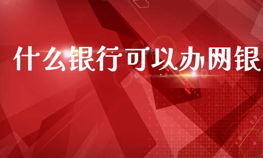 什么银行可以办网银_https://www.ltsssb.com_新股数据_第1张