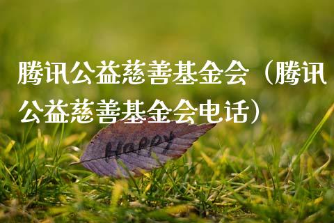腾讯公益慈善基金会（腾讯公益慈善基金会电话）_https://www.ltsssb.com_国际财经_第1张
