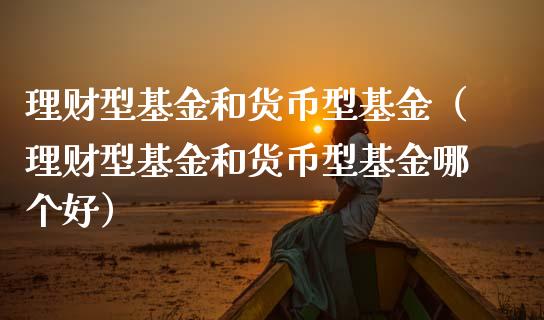 理财型基金和货币型基金（理财型基金和货币型基金哪个好）_https://www.ltsssb.com_基金频道_第1张