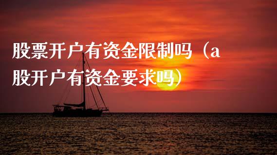 股票开户有资金限制吗（a股开户有资金要求吗）_https://www.ltsssb.com_股市分析_第1张