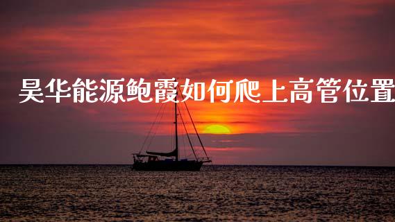 昊华能源鲍霞如何爬上高管位置_https://www.ltsssb.com_新股数据_第1张