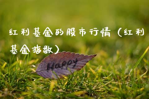 红利基金的股市行情（红利基金指数）_https://www.ltsssb.com_基金频道_第1张