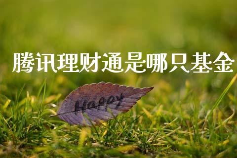 腾讯理财通是哪只基金_https://www.ltsssb.com_基金频道_第1张