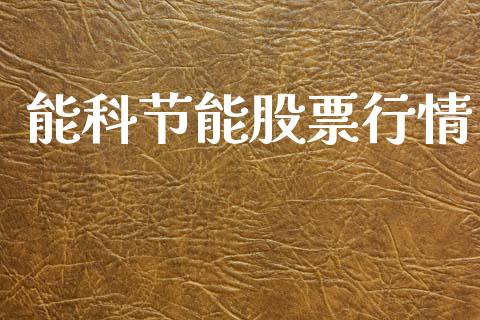 能科节能股票行情_https://www.ltsssb.com_股市分析_第1张