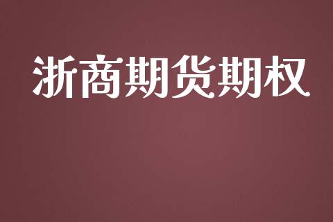 浙商期货期权_https://www.ltsssb.com_期货行情_第1张