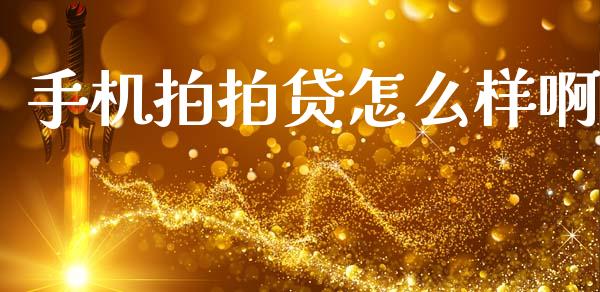 手机拍拍贷怎么样啊_https://www.ltsssb.com_股票理论_第1张
