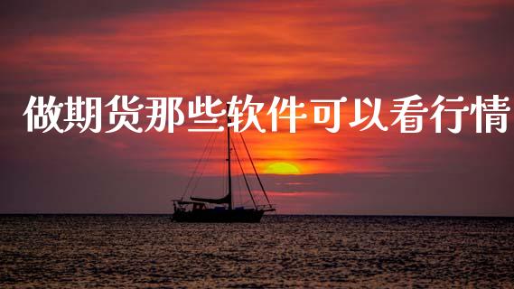 做期货那些软件可以看行情_https://www.ltsssb.com_期货密码_第1张