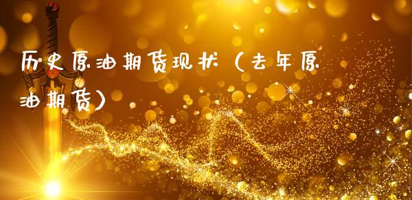 历史原油期货现状（去年原油期货）_https://www.ltsssb.com_期货行情_第1张