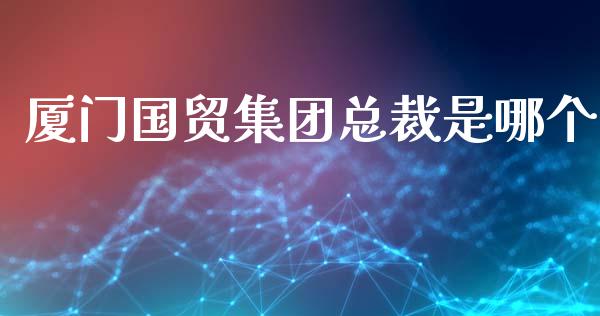 厦门国贸集团总裁是哪个_https://www.ltsssb.com_新股数据_第1张