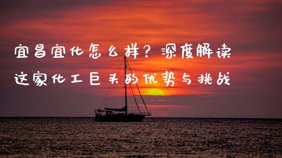 宜昌宜化怎么样？深度解读这家化工巨头的优势与挑战_https://www.ltsssb.com_股市分析_第1张