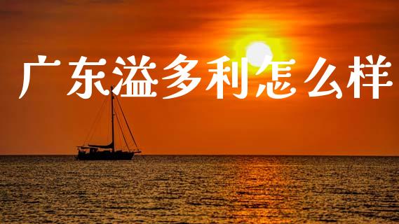 广东溢多利怎么样_https://www.ltsssb.com_新股数据_第1张
