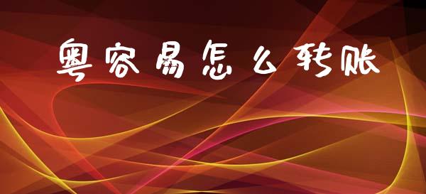 粤容易怎么转账_https://www.ltsssb.com_期货在线_第1张