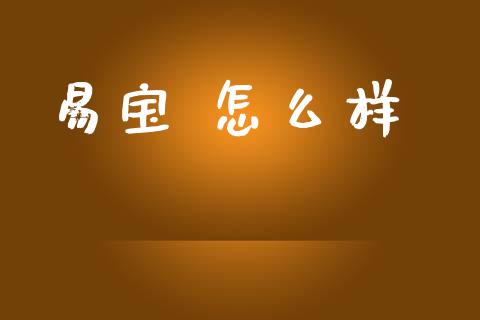 易宝 怎么样_https://www.ltsssb.com_股市分析_第1张