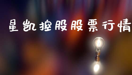 星凯控股股票行情_https://www.ltsssb.com_股市分析_第1张
