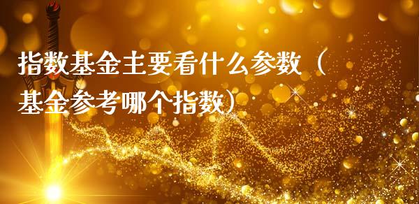 指数基金主要看什么参数（基金参考哪个指数）_https://www.ltsssb.com_基金频道_第1张