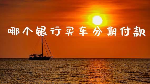 哪个银行买车分期付款_https://www.ltsssb.com_期货在线_第1张
