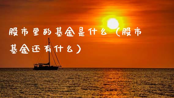 股市里的基金是什么（股市基金还有什么）_https://www.ltsssb.com_国际财经_第1张
